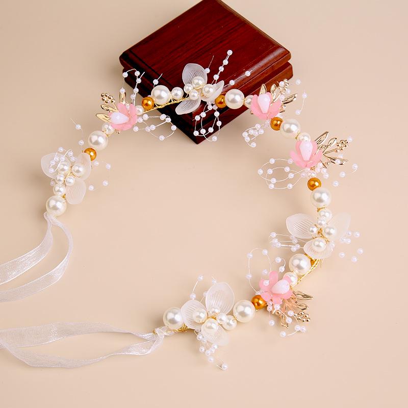 Bridal Flower Headband and Crown for Children
