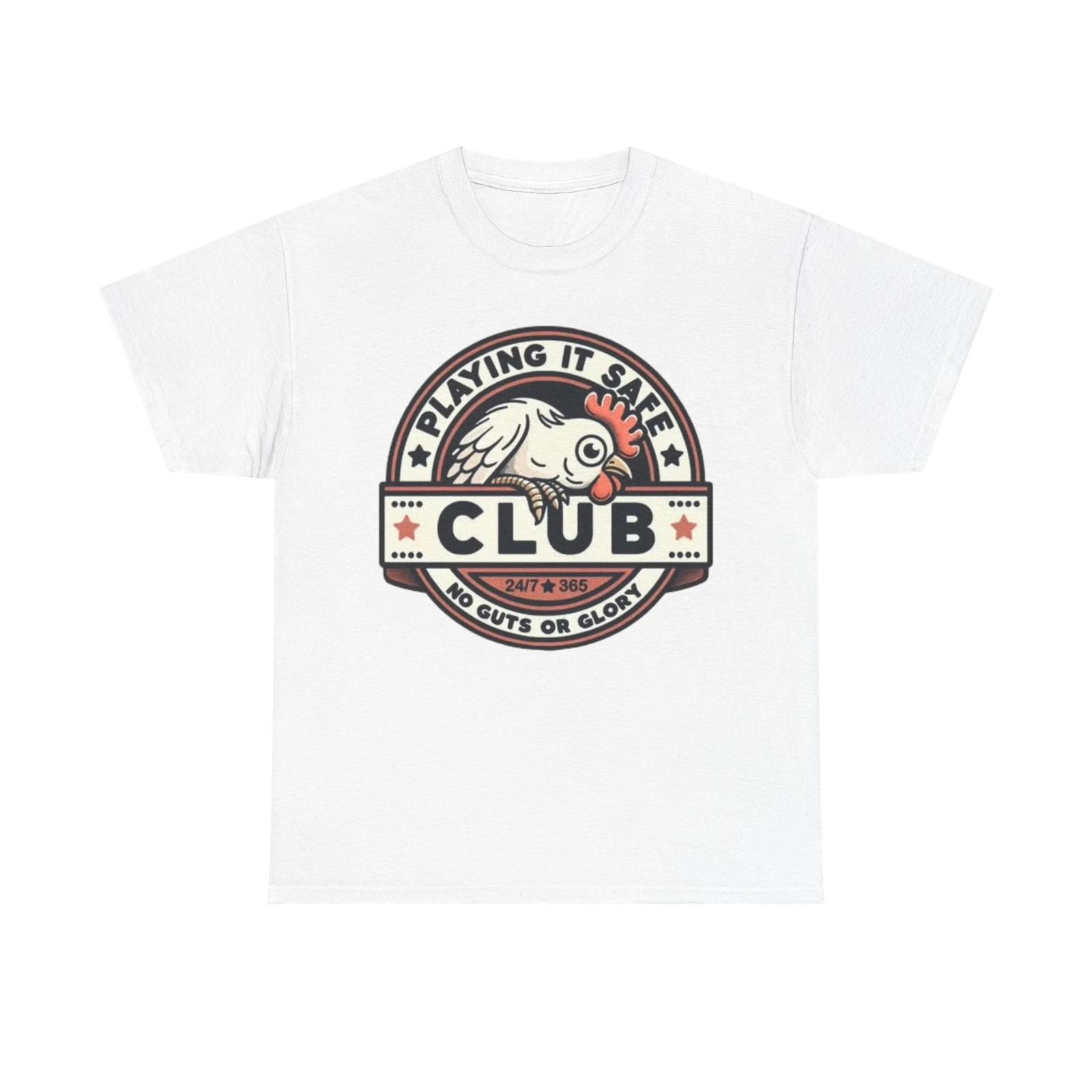 Men s and Women s T-shirts Playing It Safe Rooster Club XXXL