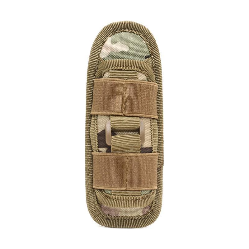 Outdoor Flashlight Set Multi-power 360-degree Rotation Universal Waist Military Fan Sports Hanging Bag