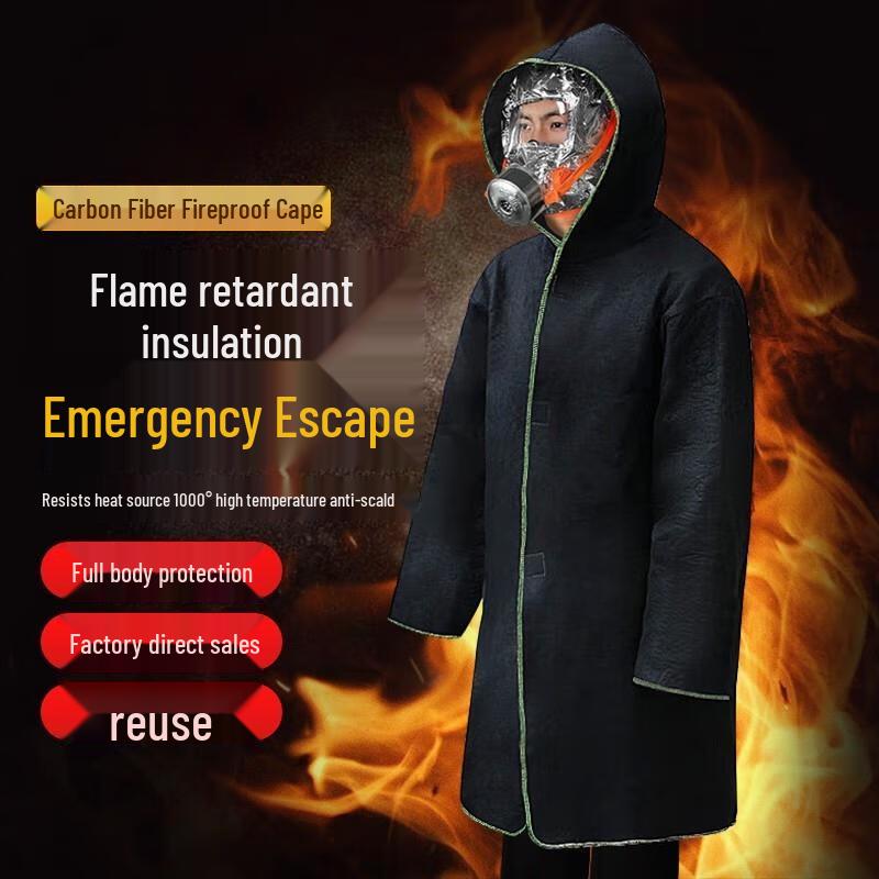 HANDUNYOU Home Fire Safety Blanket Escape Cloak
