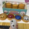 Süßes Glitzer-Knödel Squishy Spielzeug mit Dampfgarer, Weiche, Langsam Rückfedernde Spielzeuge, Stressabbau, Sensorischer Ball, Funkelndes Entspannungswerkzeug