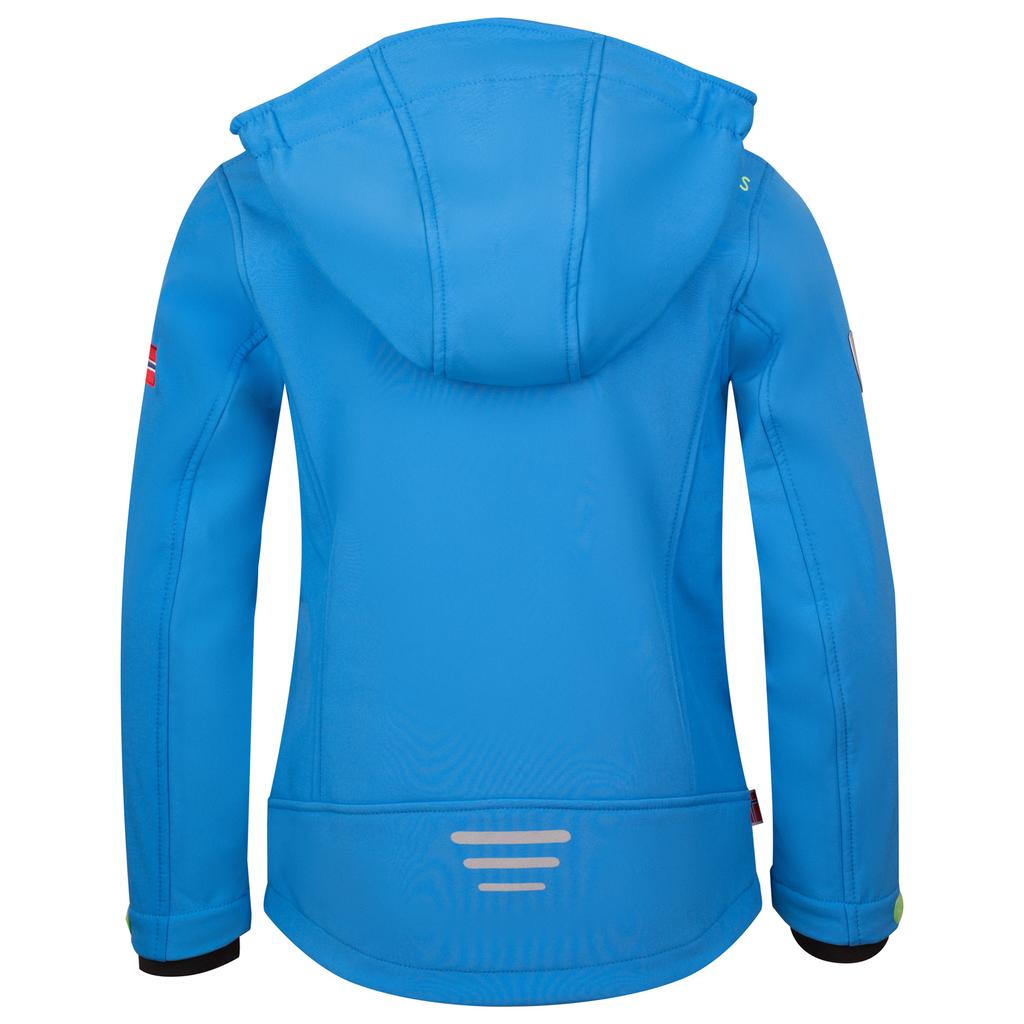 Children's Ski Jacket TrollKids Kids Trollfjord Jacket Medium Blue/green Waterproof Blue (161-106)
