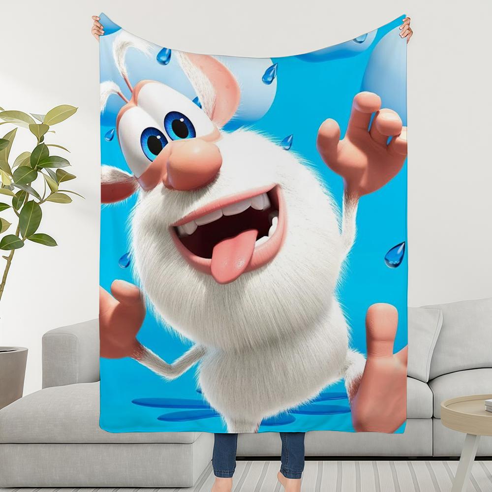 

Плед-покрывало Super B-BoobaS-ES Мультяшный Уютный Плюшевый Забавный Для Гостиной Дивана Диванчика Детский Аниме Подарки на День Рождения 30x40in