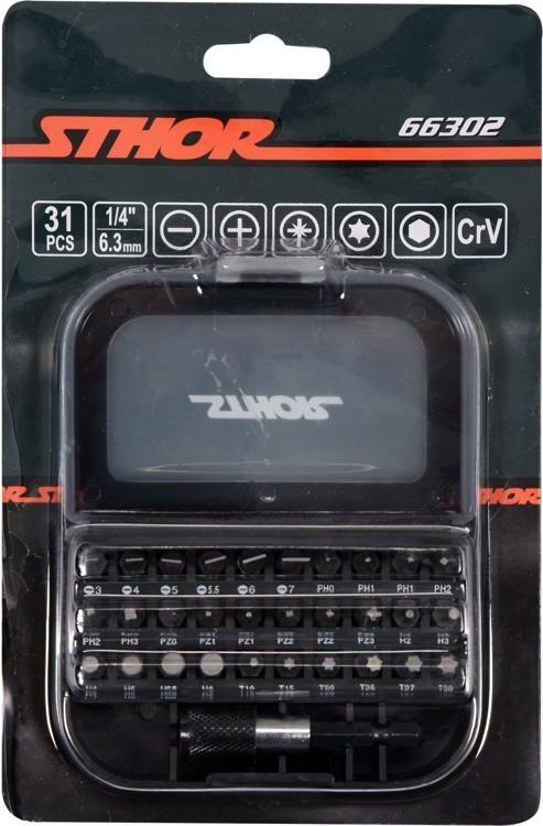 SCREWDRIVER BIT SET 31 PCS 66302 STHOR