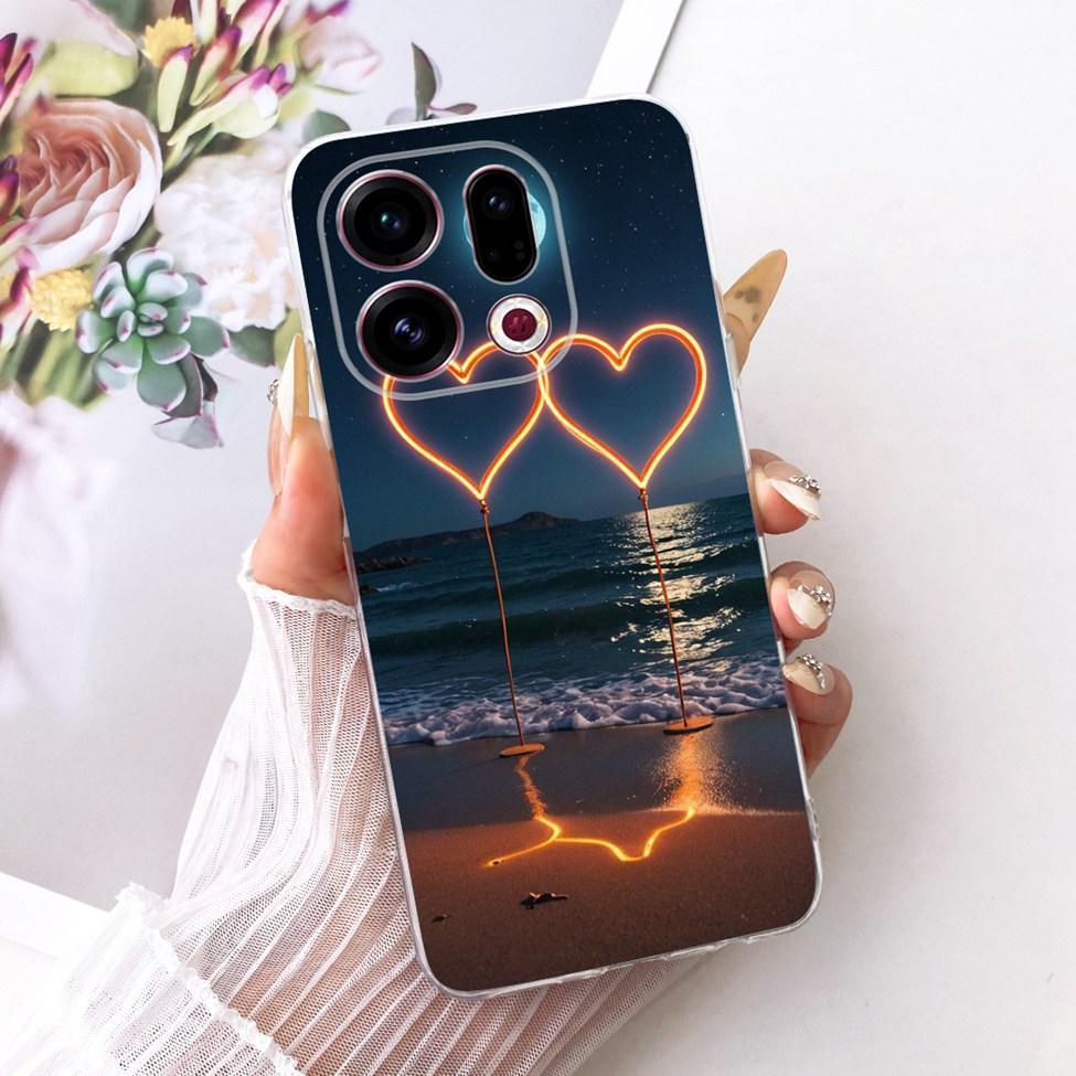 Clear For Oppo Find X9 Case Cover Cute Cat Fashion Butterfly Luxury Painted Soft Casing For Oppo CPH2797 PLJ110