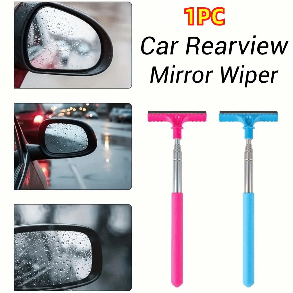 Retractable Window Cleaning Brush Handheld Glass Defogger Wiper Car Accessories