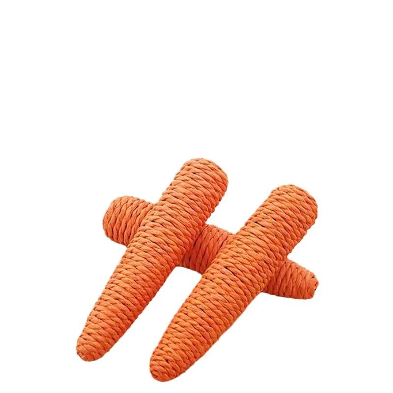Cat Toys Sound Carrot Cuddle Stick Since Fun Fun Teething Stick Anti-bite Scratch Board Pet Supplies