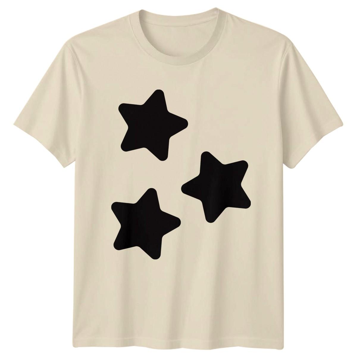Three Simple Stars Minimalist Design T-Shirt Minimalist Celestial XXXXL