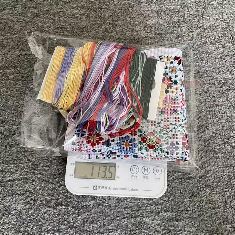 A Flower a Day Cross Stitch Kit for Beginners Friendily, Bloom a Day Cross Stitch Set, Embroidery Needlepoint Patterns DIY Floral Embroidery Kit