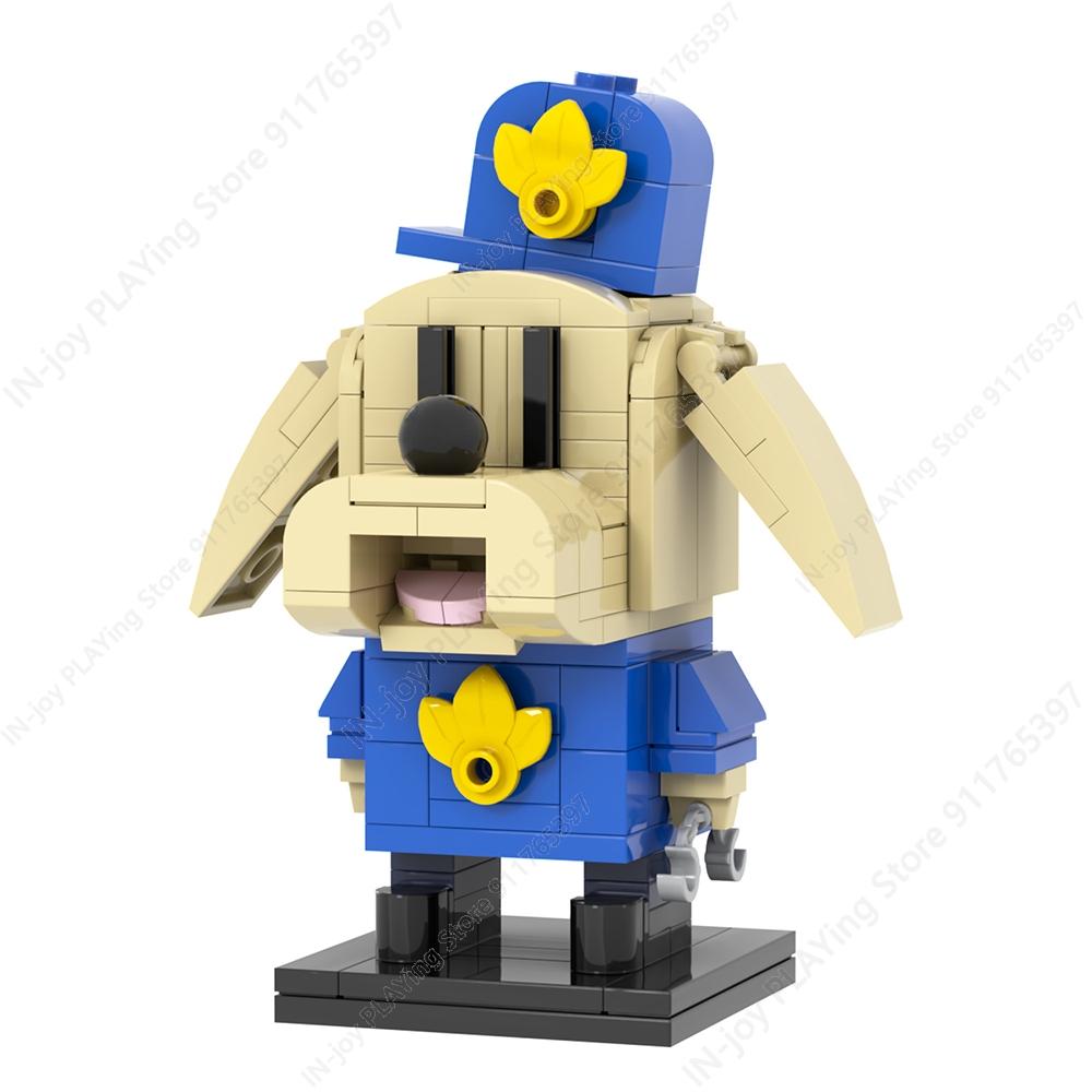 MOOXI Cartoon Anime Character Robot Animals Model MOC Bricks DIY Assembled Building Blocks Figure Toy Collection Decoration Gift