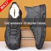 Men's Cold-Resistant High-Top Cotton Snow Boots – New Winter Style, Plus Velvet Warm, Non-Slip Casual Design