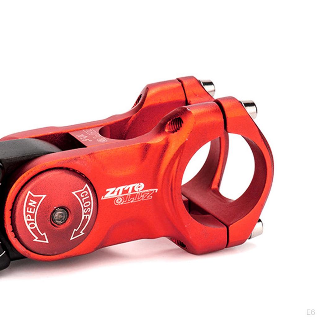 28.6mm Aluminum Alloy Bike Stem 31.8mm ±70° High-Strength Lightweight Part Wide Angle Riser Short