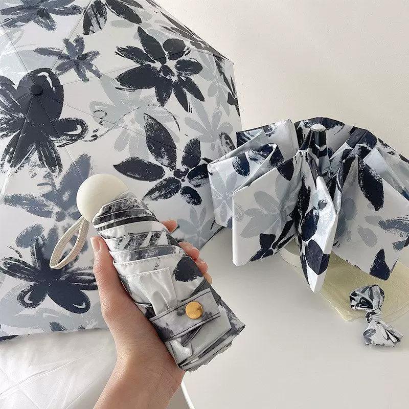 50% off Women's Dual-Use Sun and Rain Umbrella, Stylish and Portable, Sun Protection, Uv Protection, Lightweight Capsule Umbrella