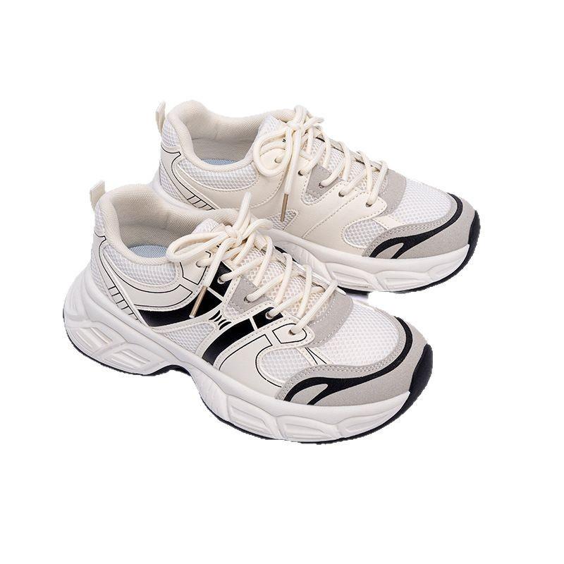 Global Thick-soled Heightening Dad Shoes Women's ZHQ-XA373 New Spring Breathable Shoes Children's Casual Student Women's Shoes