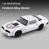 1/32 Pontiac Firebird Simulated Sound and Light Alloy Die-cast Car Model Supercar Car Model Children's Toy Car Ornaments