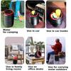 Multifunction Foldable Bucket Car Trash Can Outdoor Camping Waste Garbage Storage Box Black Container Portable Fishing Bucket