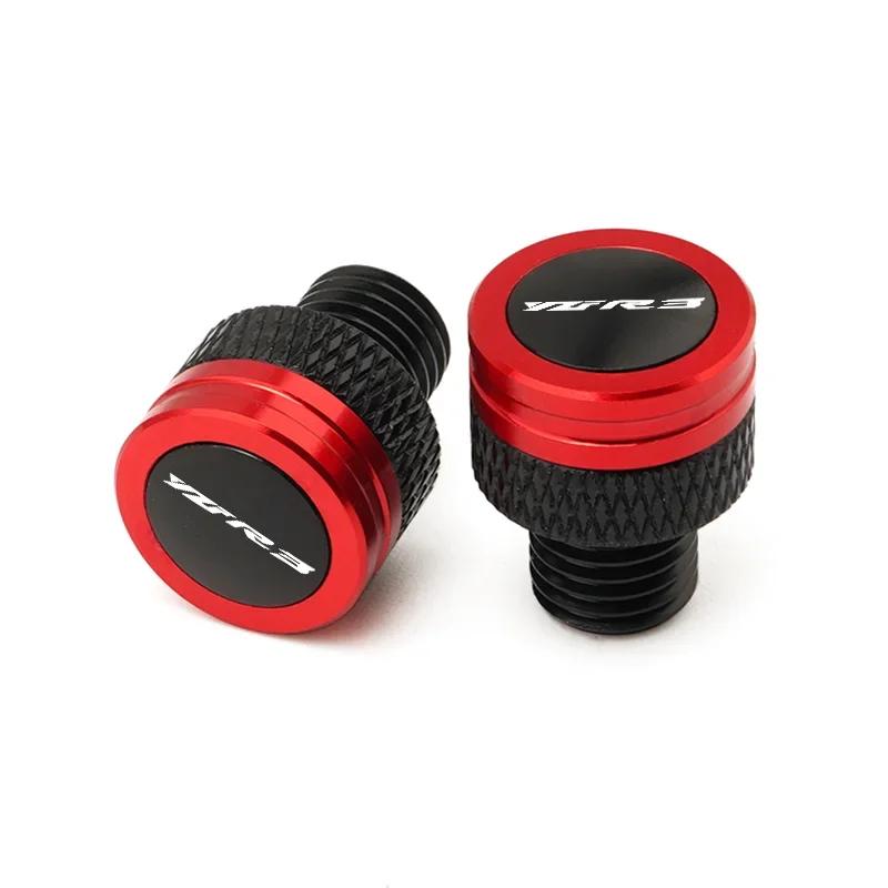NEW Motorcycle Accessories CNC M10*1.25 Aluminum Screws Bolts Mirror Hole Plugs Cap For Yamaha YZFR3 YZF R3 YZF-R3 2015-2025
