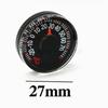Bimetal Thermometer Gauge High Indoor Monitoring Round