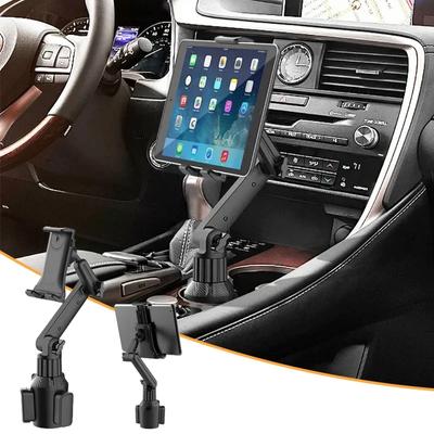 Uchwyt na tablet, uchwyt na kubek, uniwersalny uchwyt na telefon komórkowy, regulowany 360°, stabilna podstawa, odpowiedni do iPada Pro, nowego iPada Air i mini Samsunga