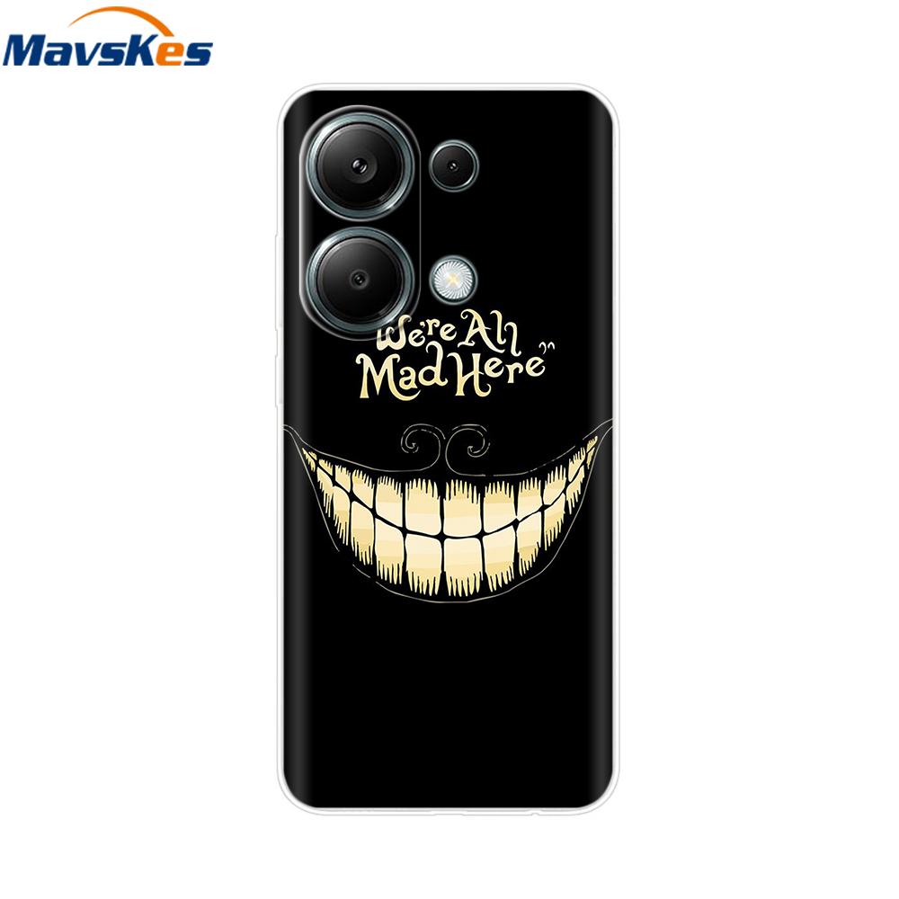 For Poco M6 Pro Case For Xiaomi Poco M6 Pro 4G Cover Fundas Coque Camera Protector Soft Silicone Phone Back Case For Poco M6 Pro