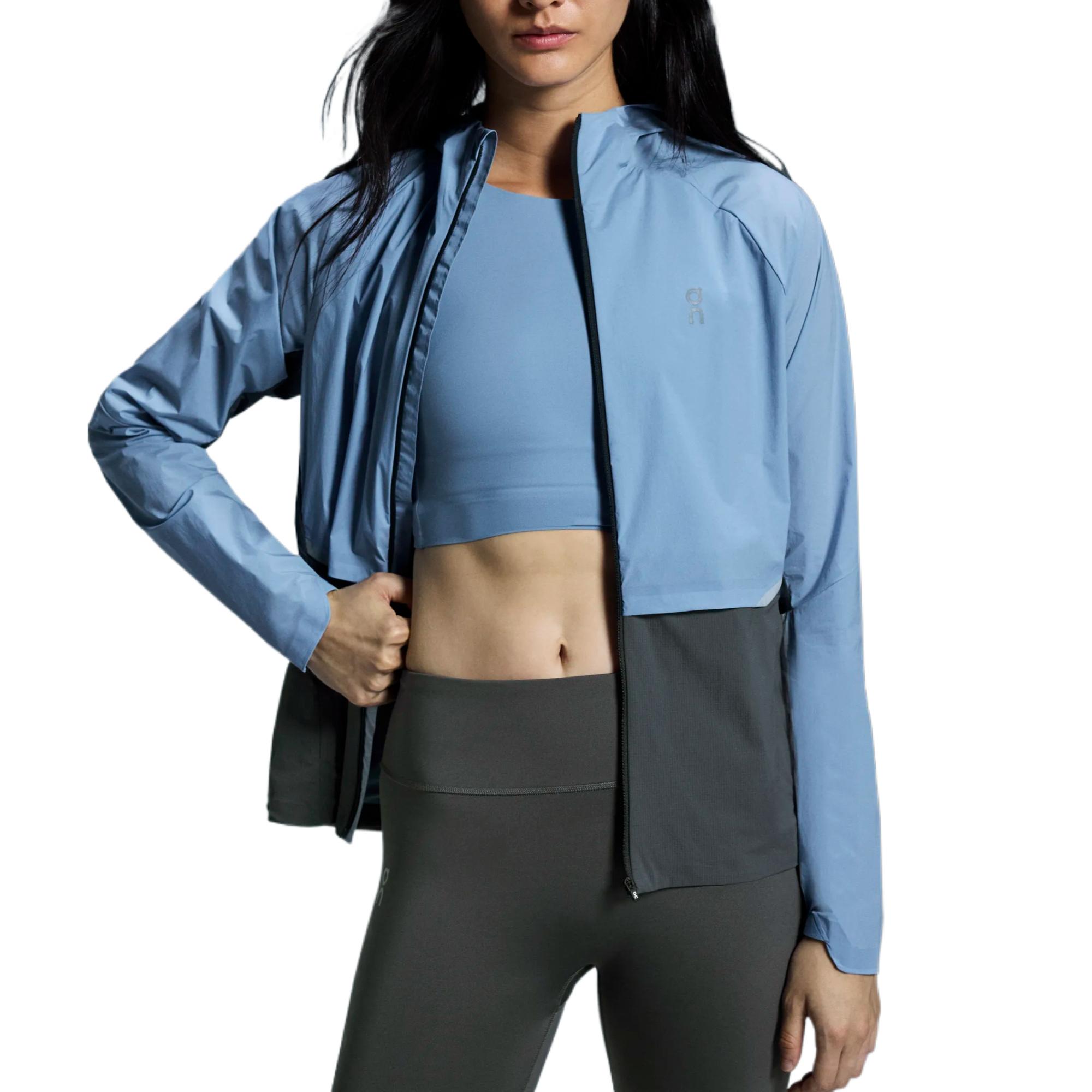 

Куртка On Core Удобная Легкая Мягкая Приталенная Куртка с Капюшоном Женские Куртки Светло-Серая Синяя 1WE10412987 L