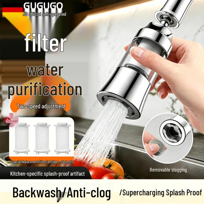 Universal Faucet Extender Filter
