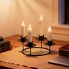 4 Arms Candle Holder, Candlestick Holder, Decorative Candle Stand, Candlelight Stand for Bedroom