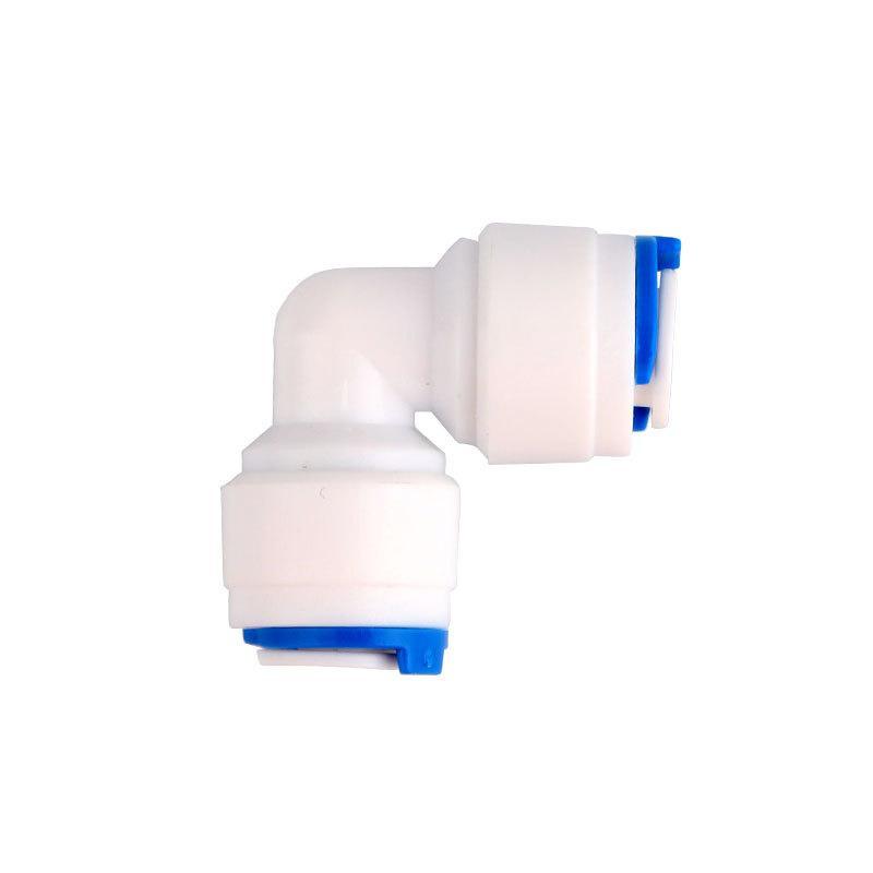 1/4 Inch Pipe To 1/4 Inch Pipe Quick-Connect Elbows, Suitable For Ro Water Systems, 10 Pieces Per Pack