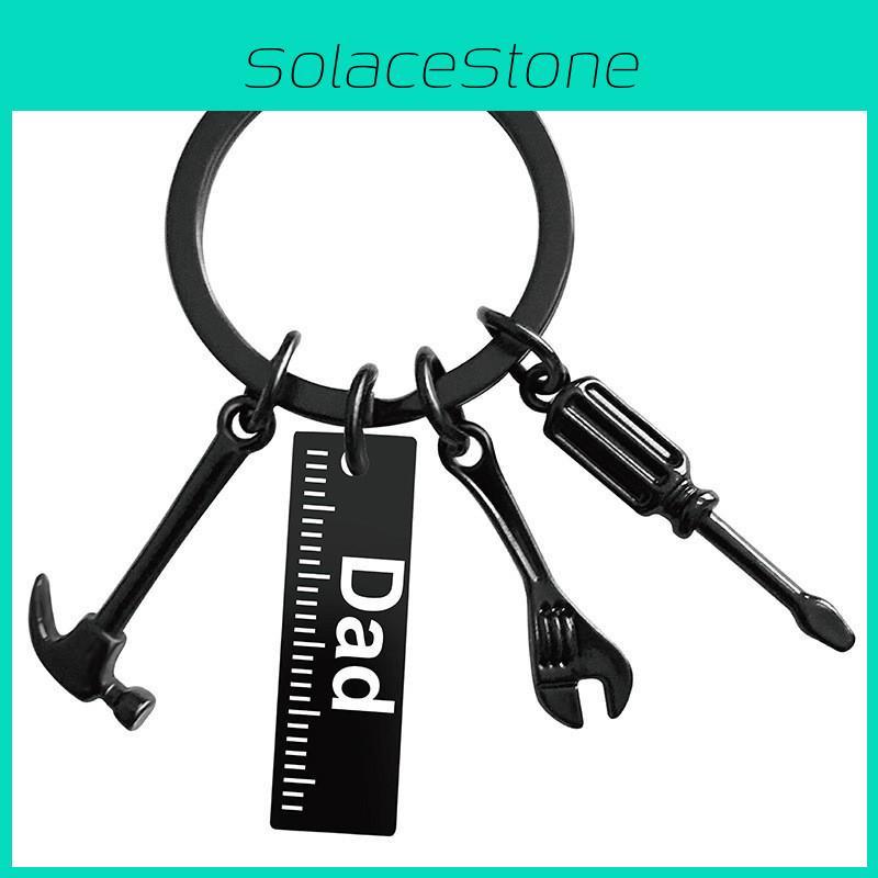 Langlebiges Edelstahl Schlüsselanhänger Werkzeugset für Väter mit kreativer Geschenkidee zum Vatertag