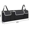 Car Trunk Organizer, Backseat Hanging Organizer With 4 Large Storage Bag-Car Seat For SUV,Trunk,Space Saving Expert