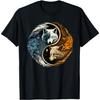 Harmonious Tees Wolf Yin Yang Unisex Adult T-Shirt