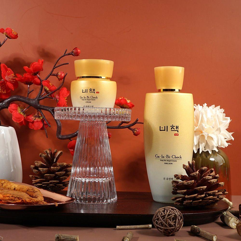 Wrinkle Care FEHFKYBB Reishi Mushroom Extract, Ginseng Root Culture, Women s Lotion 1+Cream 1