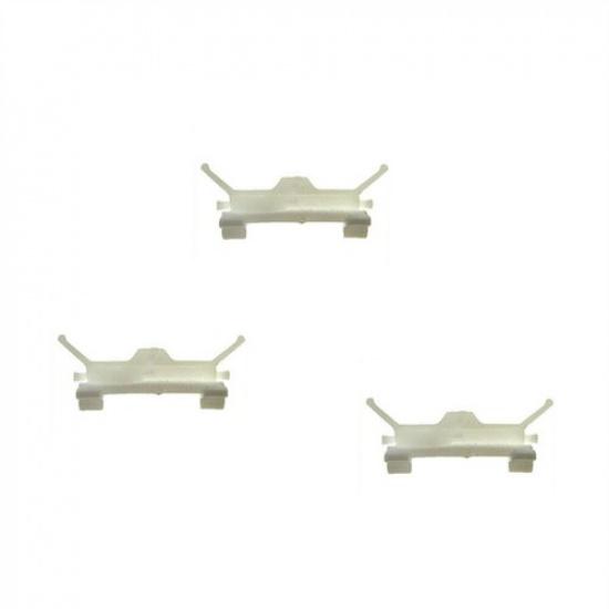 10Pcs Car Roof Drip Rail Weatherstrip Molding Clips for Hyundai Elantra White