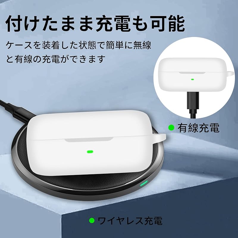 ANYOI correspondence EarFun Free Pro 3 Special case lightweight silicon case Scratch prevention Earthquake protection dustproof Shockproof Anti-drop