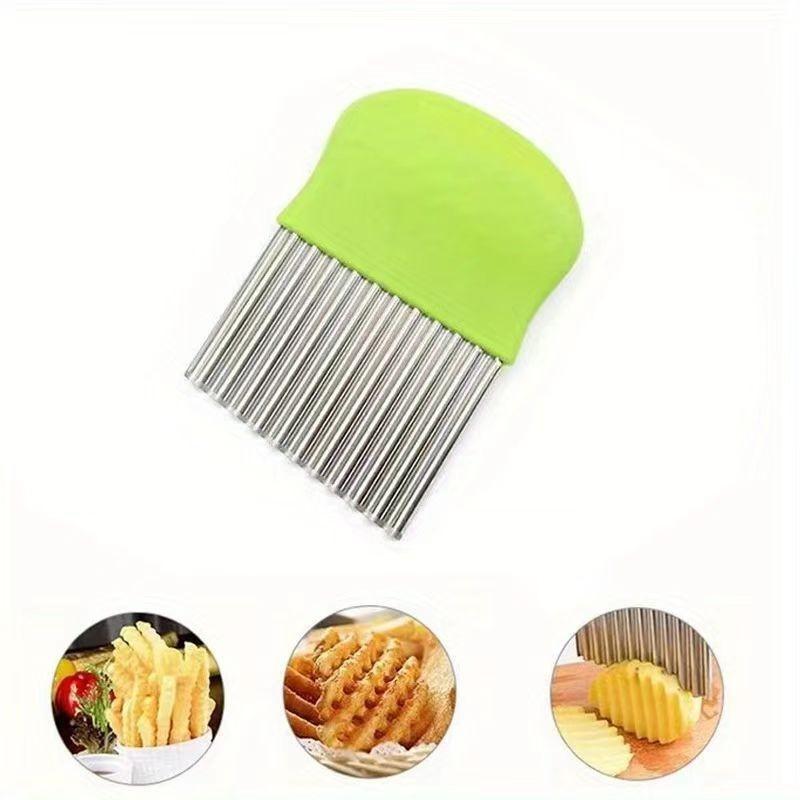 Stainless Durable Contemporary Steel Potato For Effortless Cutting Vegetable