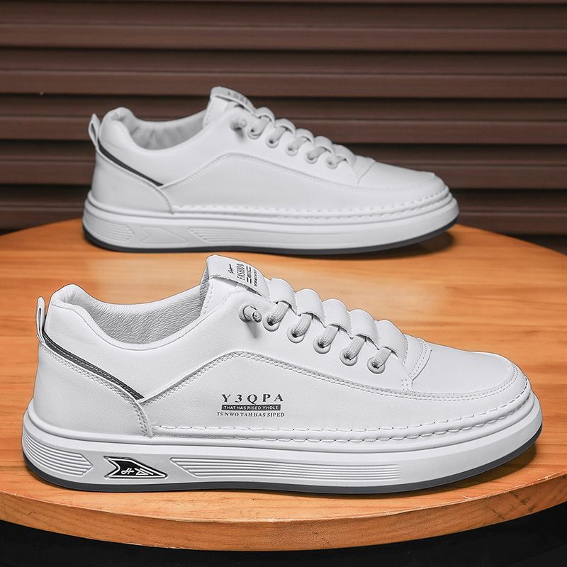 Spring Men's Shoes New Breathable Little White Shoes Men's Trend Versatile Platform Sports Shoes Casual Board Shoes Trendy Shoes