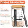 Pro Sourdough Bread Starter Kit, 34 oz sourdough jar Thermometer Strips and Breathable Covers for sour dough bread & sourdough starter kit