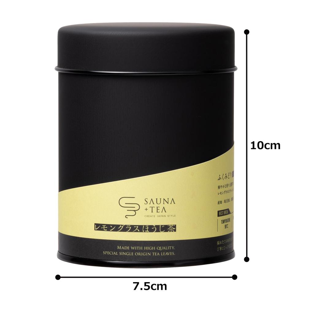 CHABAKKA TEA PARKS Hojicha Loyly Tea Lemongrass 50g SAUNA+TEA Leaves, Hojicha, (Tea Can)