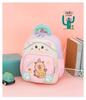 2025 Cute Cartoon Kindergarten Girl's Fashionable Color Block Decompression Backpack