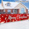 Christmas Outdoor Banner Flag Merry Christmas Decoration for Home 2026 Xmas Ornament Navidad Natal Noel Gift Happy New Year 2026