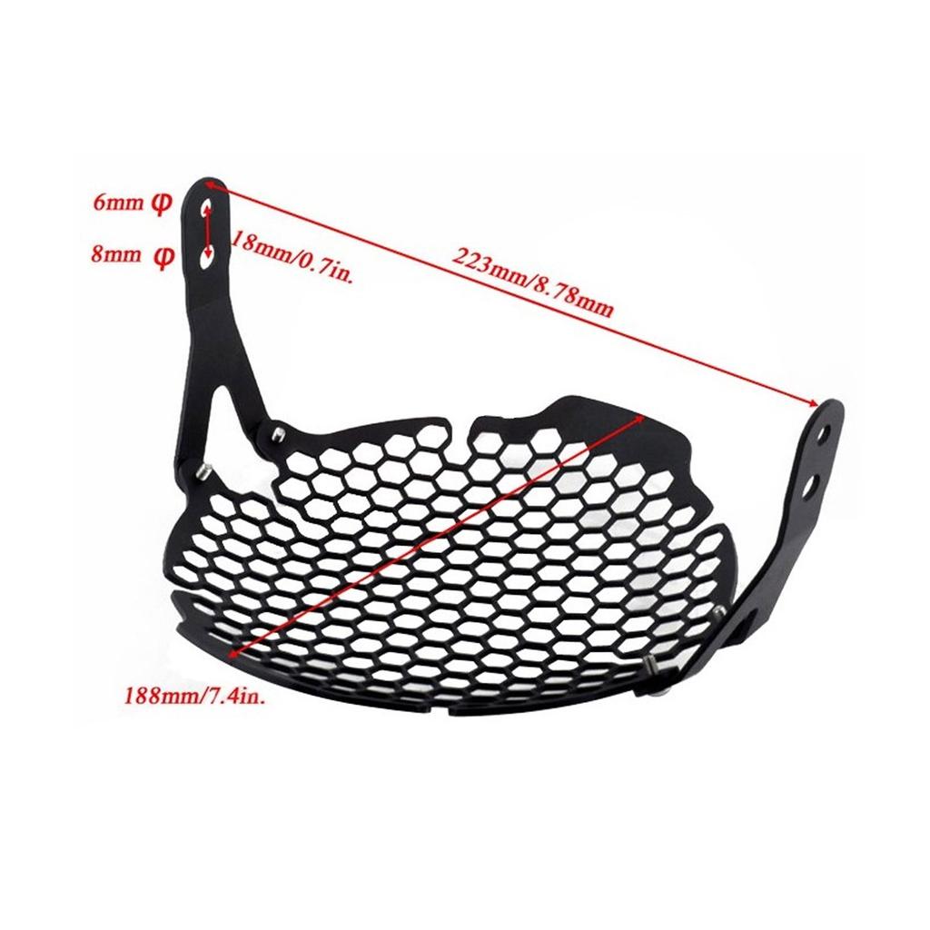 Headlight Guard Grill Protector Cover Motorcycle Conversion for Scrambler800 400 15-19