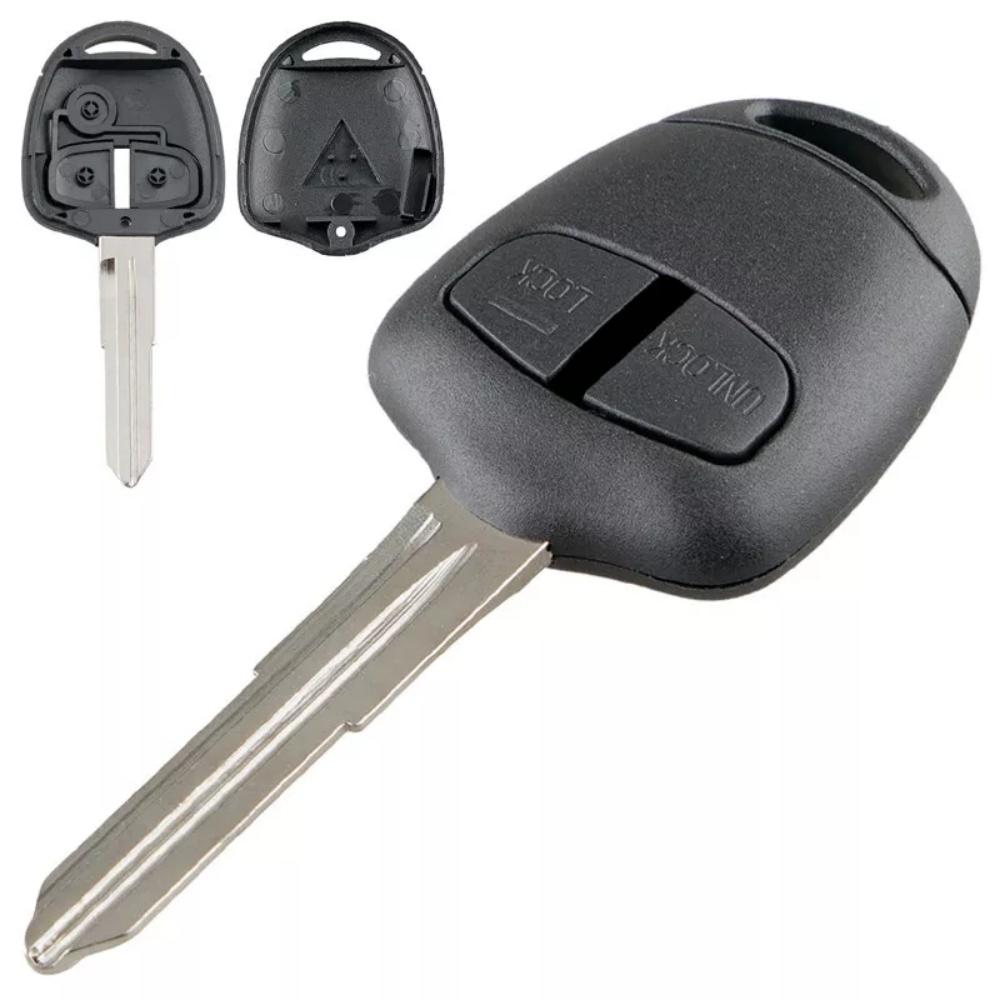 2 Button Remote Key Shell W/ MIT11 Blade No Chip For Mitsubishi Lancer Outlander