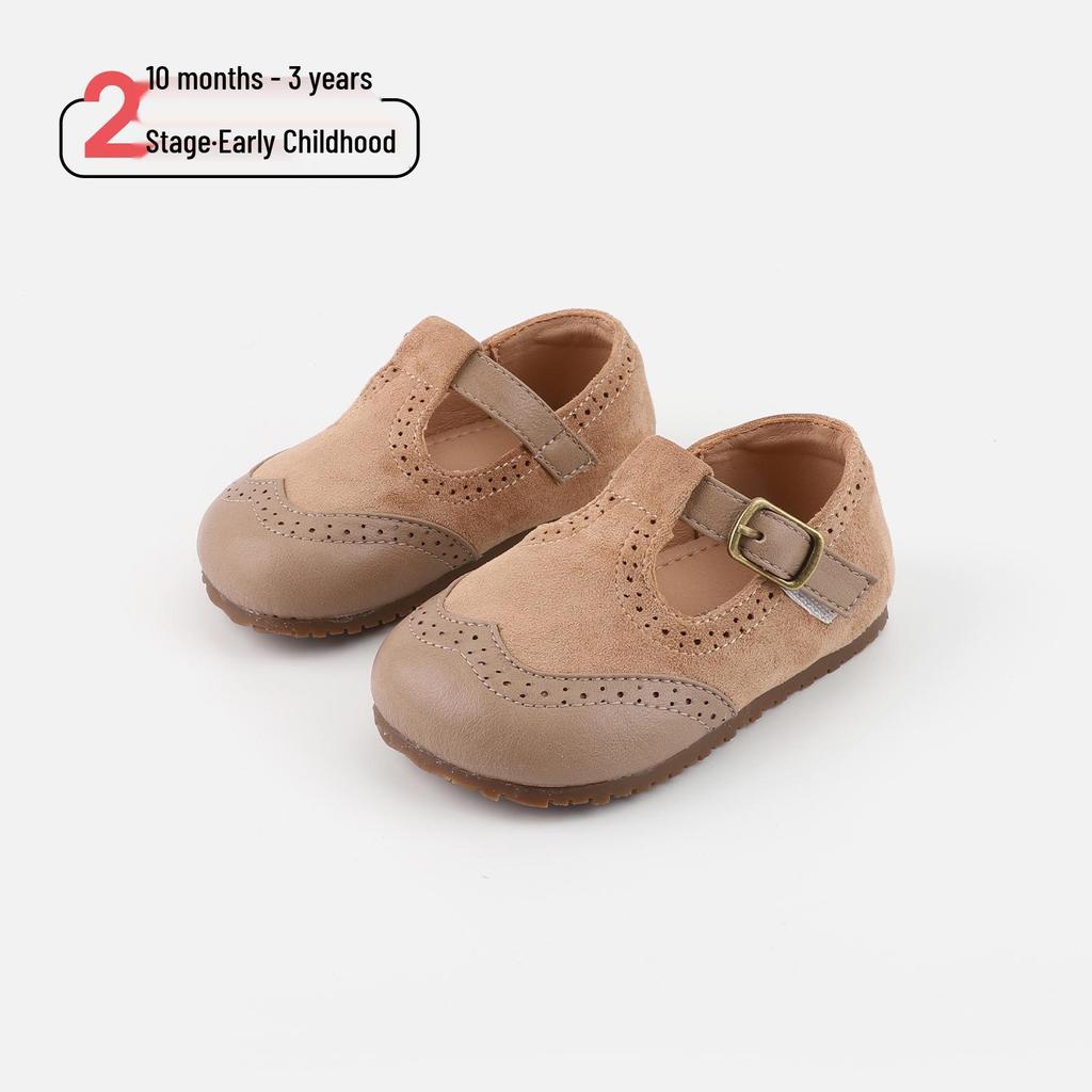 Maibuxiong Frühling 2026 Baby Mädchen Rutschfeste Weiche Sohle Mary Jane Vorlaufschuhe