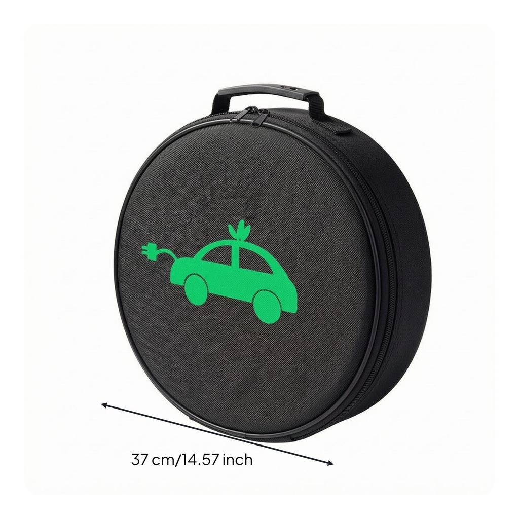Space-Saving EV Charging Cable Storage Bag Heavy Duty Electric Vehicle