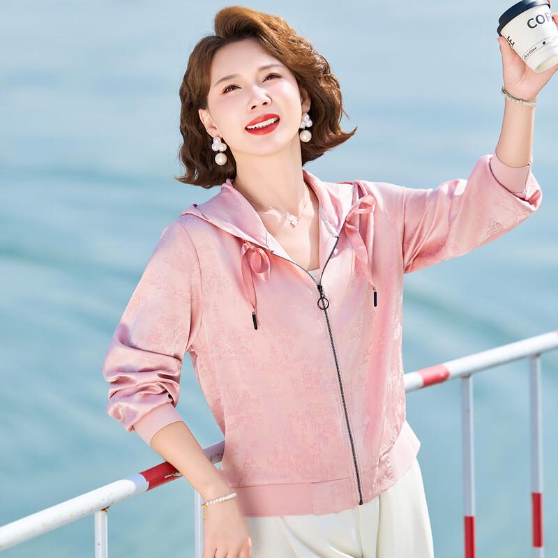 Women s Hooded Zipper Casual Jacket 2XL