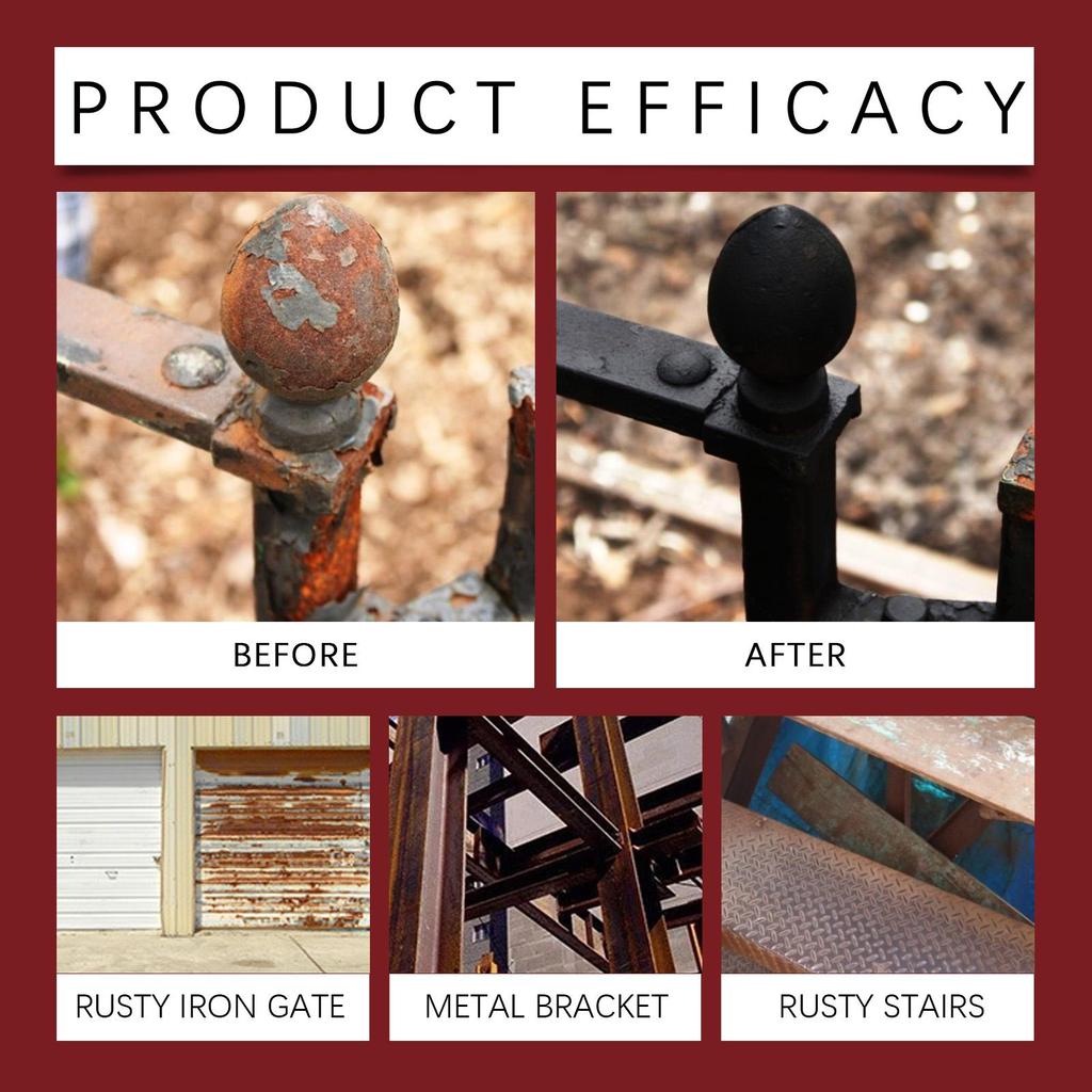 Jaysuing Rust-Converting Primer 100g/300g Rapid Rust Removal, Long-lasting Corrosion Protection! Suitable for Metal Surfaces