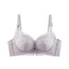 Mulberry Silk Modal Small Chest Gathered Bra Without Steel Ring, Collection of Accessory Breasts, Lace Comfortable Underwear