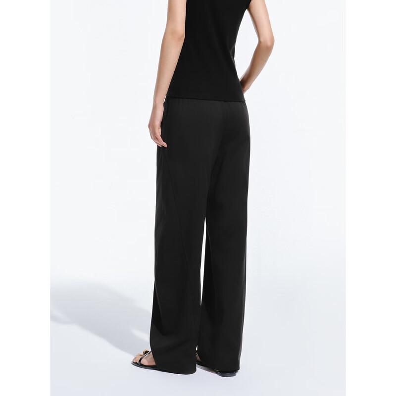 PEACEBIRD Damen High-Waist Loose Knit Casual Hose