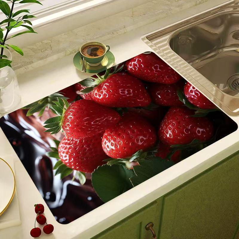

Creative Diatom Mud Kitchen Counter Draining & Quick-Dry Mat 30*40 Upgraded Diatom Mud