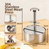 Non Stick Hamburger Patty Maker Stainless Steel Meat Patty Press Patty Making Mold  Kitchen Use